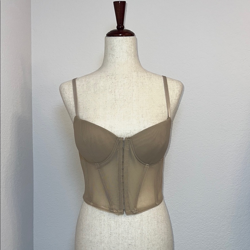 Say What? Tan Structured Bra‎ Intimates       Size Large